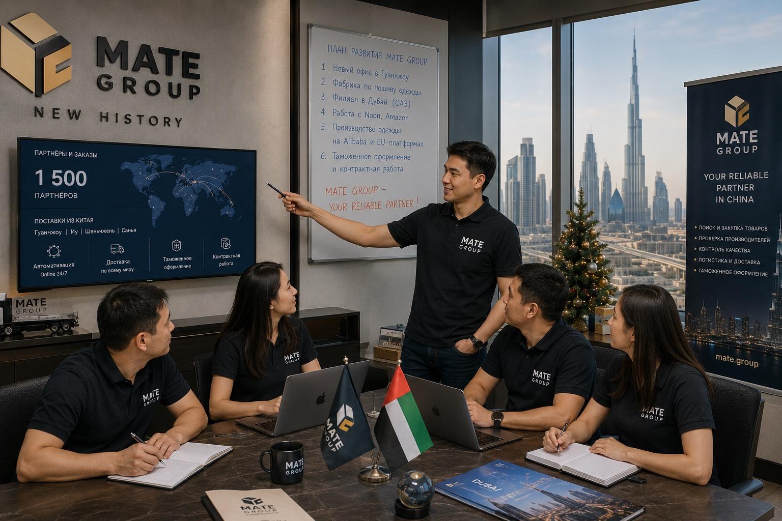 MATE GROUP — новая история, Дубай, зима 2023