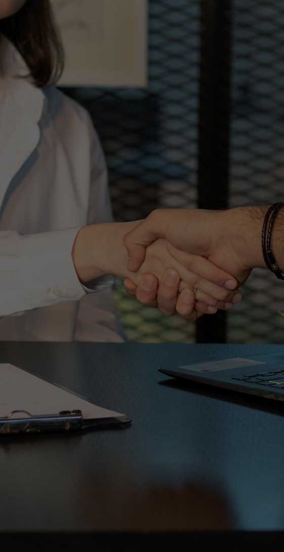 Mate opening page background about partners
