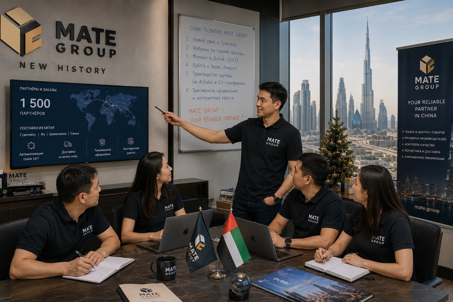 MATE GROUP — new story. Dubai, winter 2023